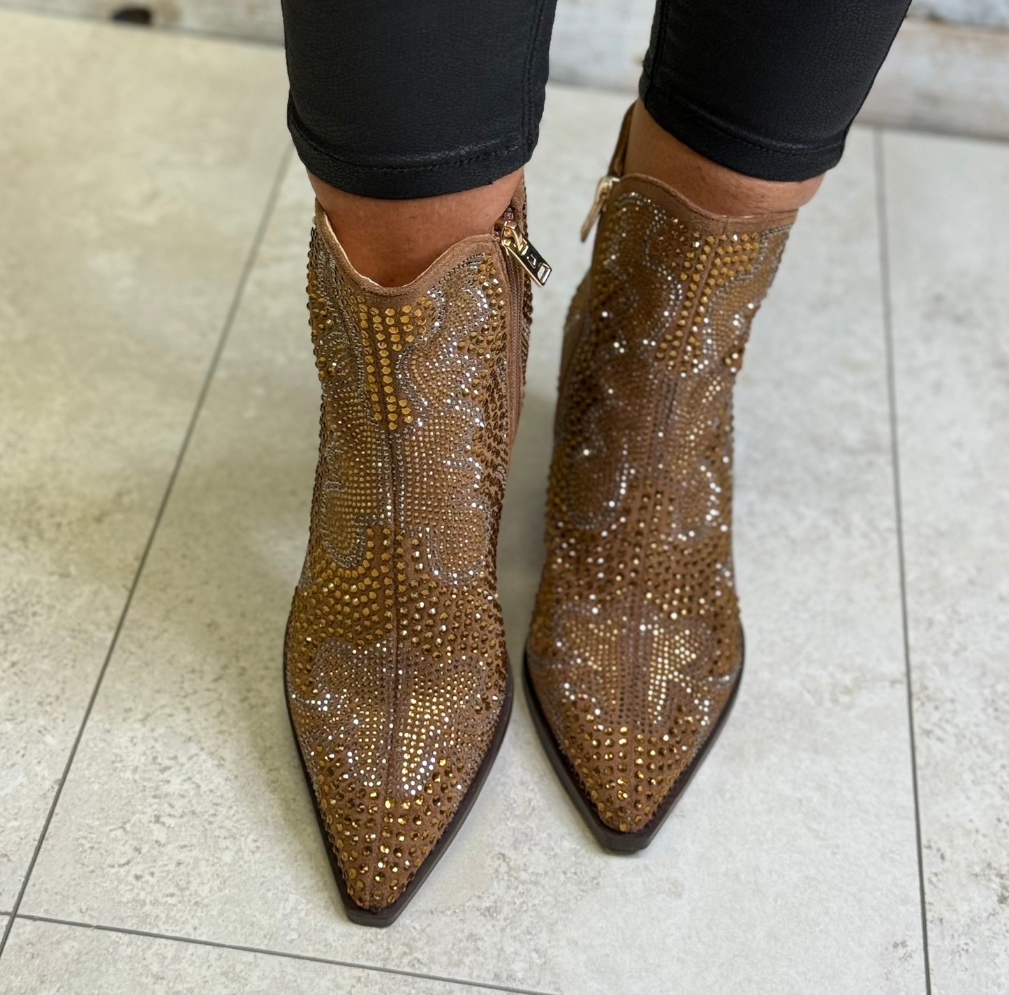 Una Healy - 'If I Had A Boat' Truffle Bling Boot