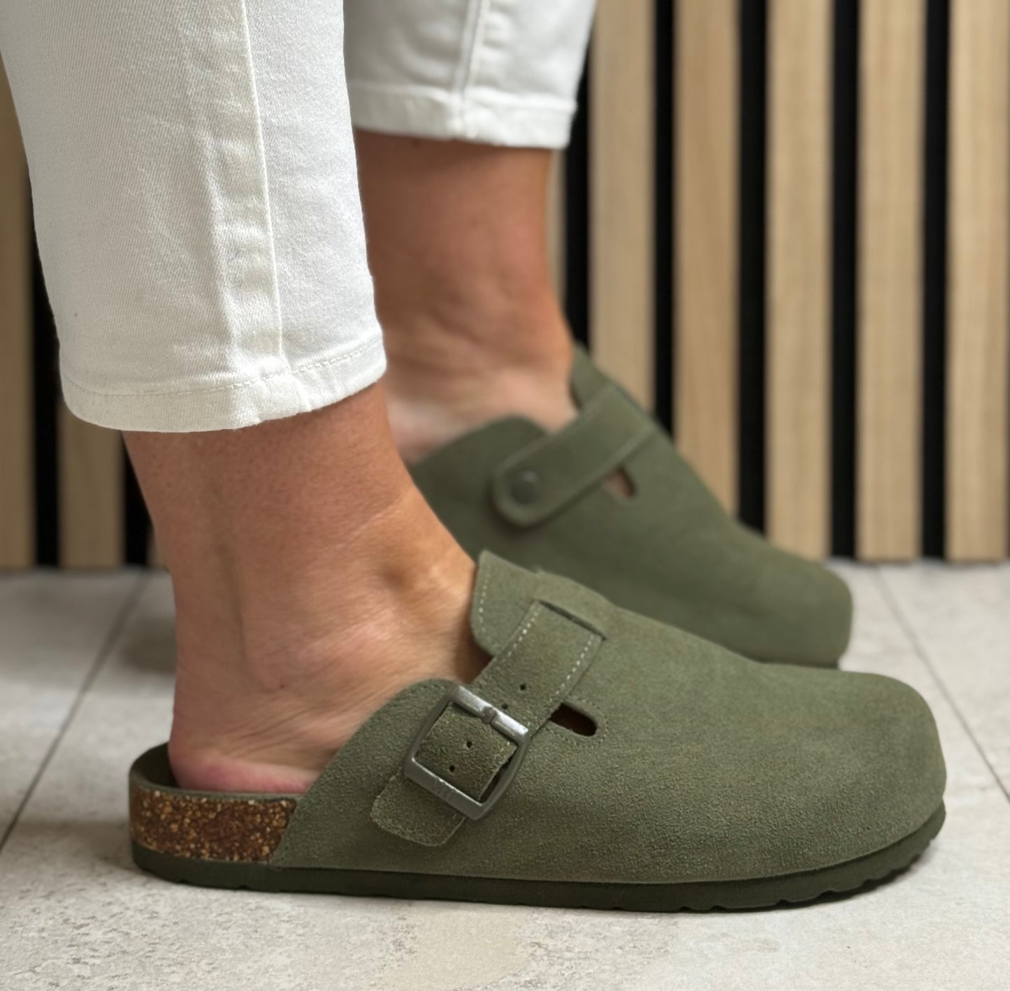 Xti - Khaki Mule (142871)
