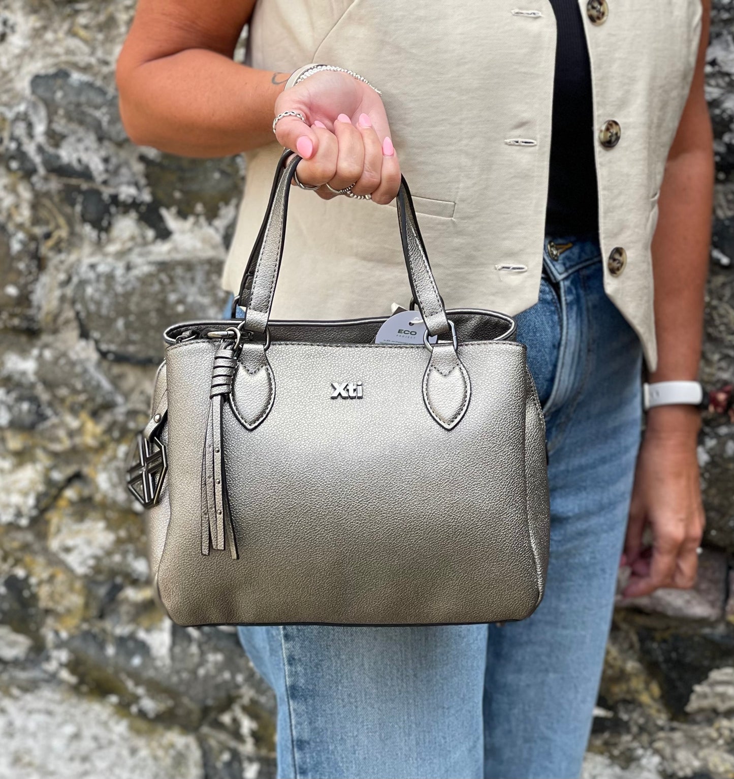 Xti -  Pewter Handbag