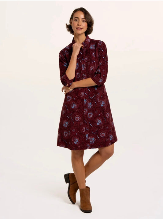 Brakeburn - Burgundy ‘Ash’ Dress