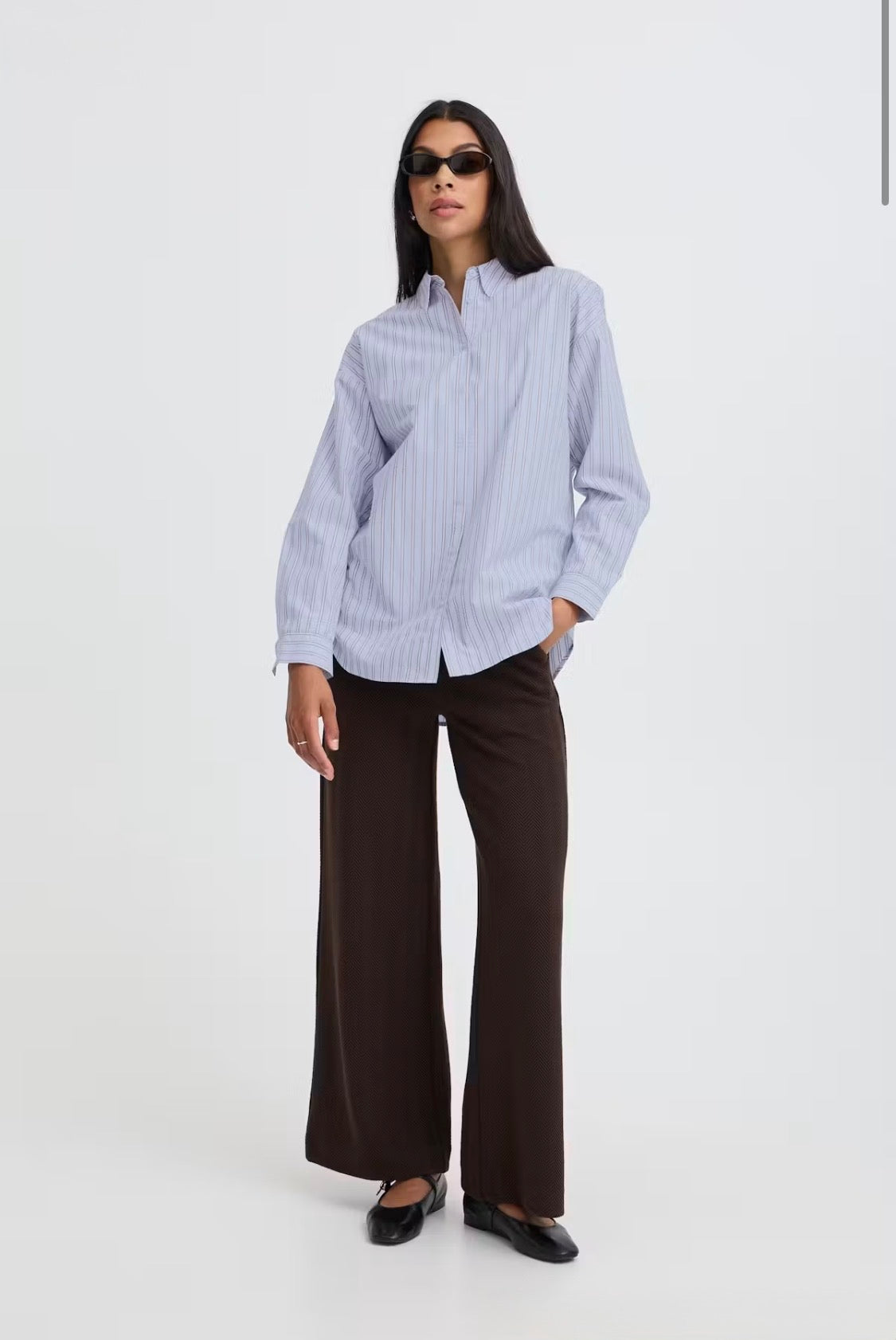 b.young - ‘BYHENE’ Blue Stripe Shirt