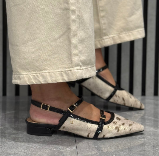 Una Healy - 'Watermelon' Dalmation Slingback Shoe