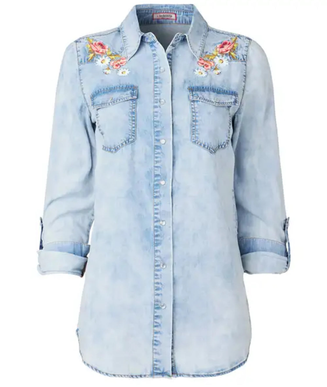 Joe Browns- Daisy Embroidered Denim Shirt