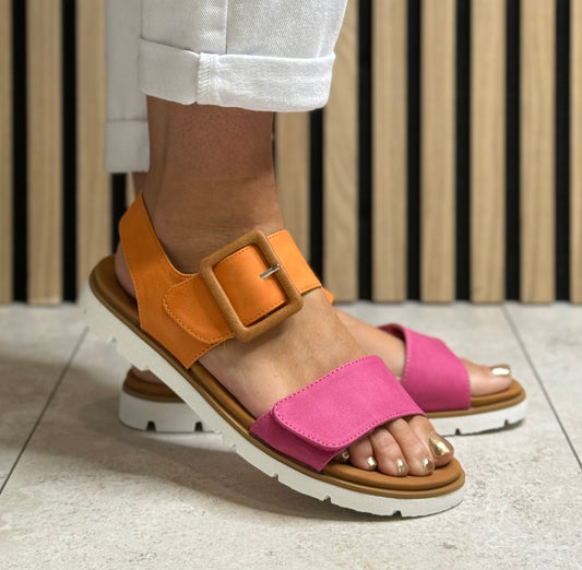Lunar - 'Gabby' Orange Sandal