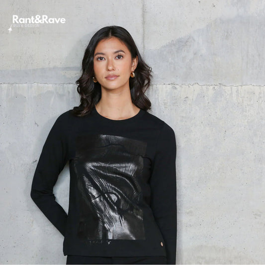 Rant & Rave - 'Darla’ Black Tee