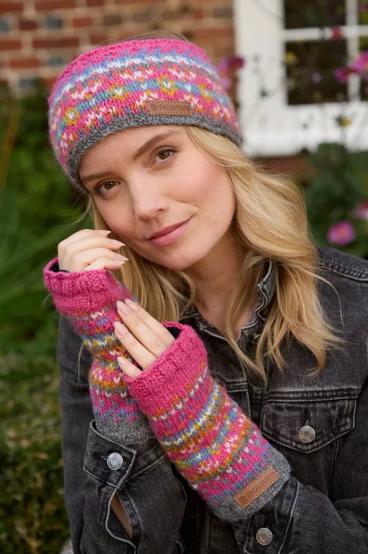 Pachamama - ‘Iona’ Pink Handwarmer