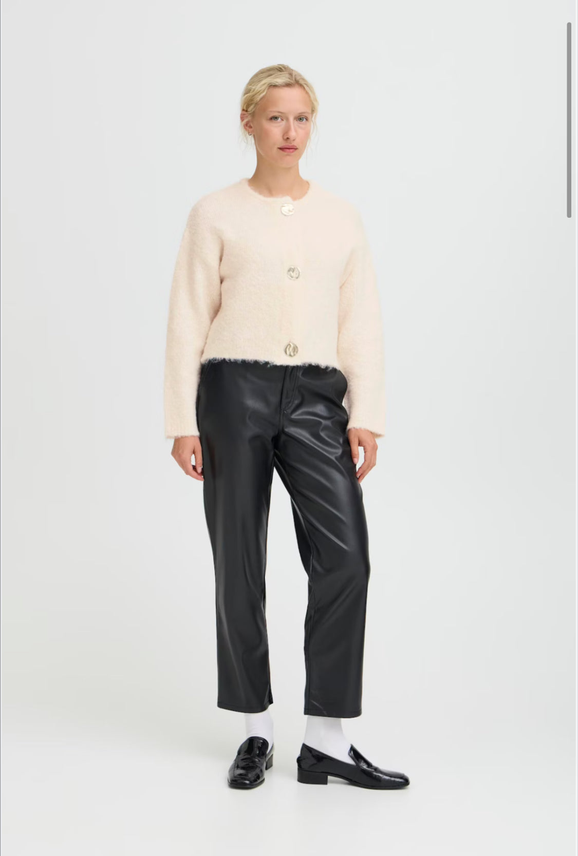 b.young - ‘Byomanta’ Cream Cardigan