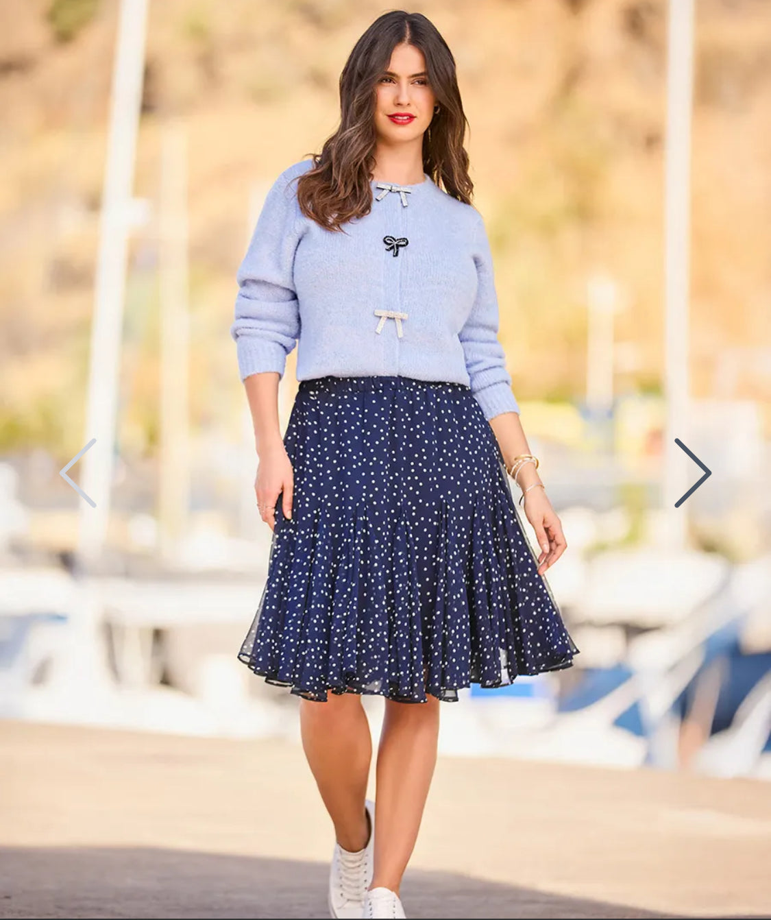 Joe Browns - ‘Betsy’ Bow Button Cardigan
