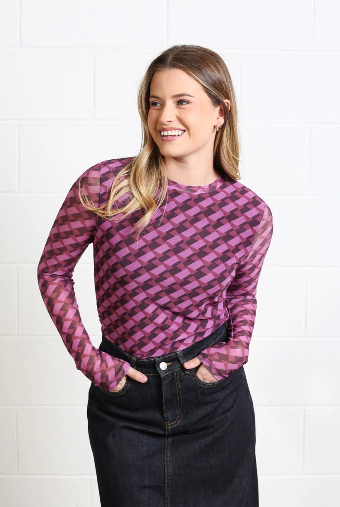 Rant & Rave - Alanna Burgundy Top