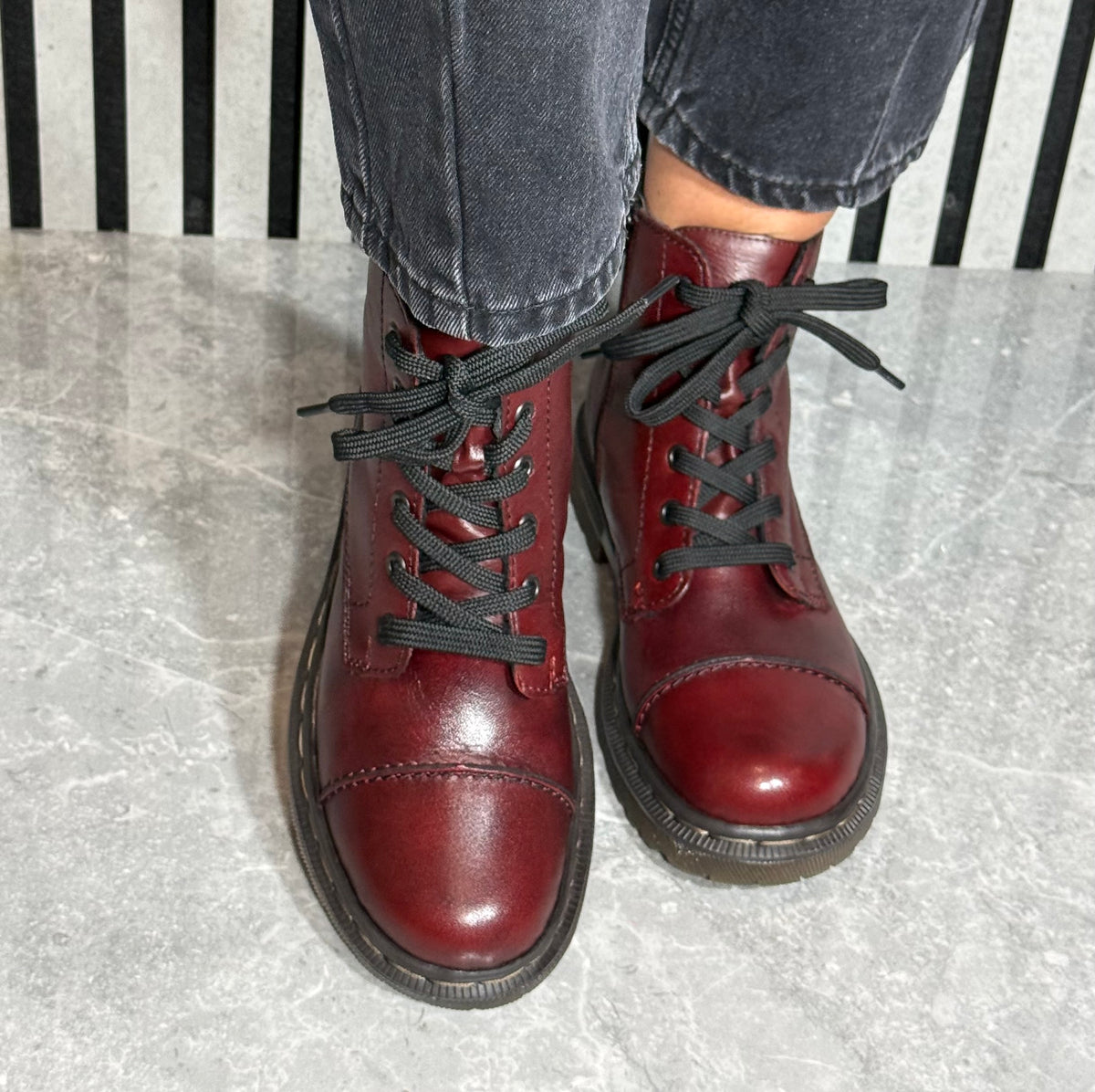 Rieker - Bordeaux Laced Boot