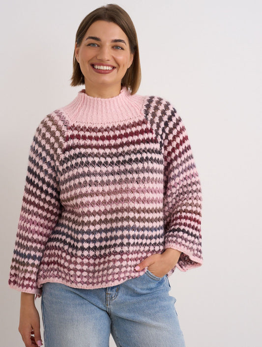 Baby Pink Multi Loose Knit.