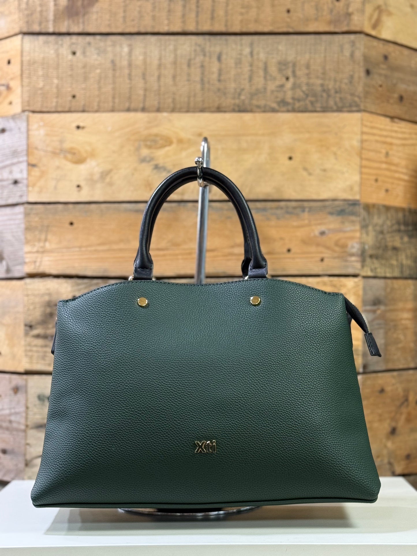 Xti - Bottle Green Handbag (184507)