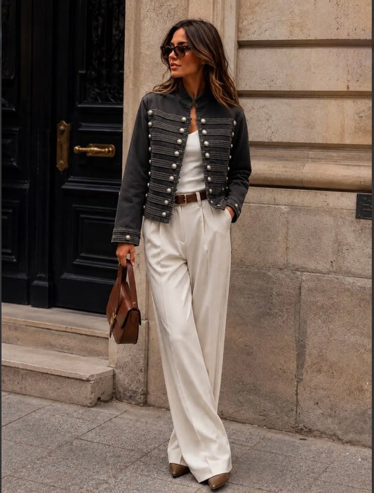 Black Military Style Jacket