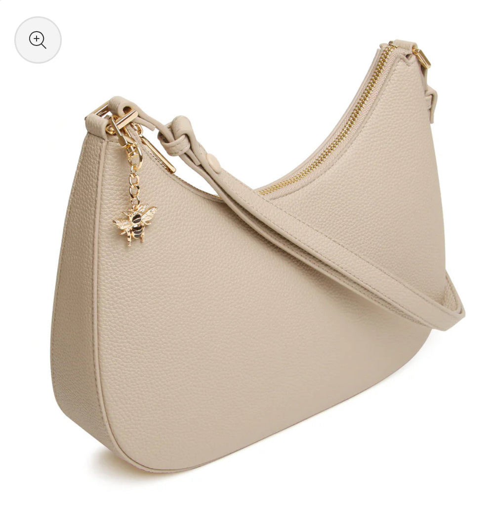 Alice Wheeler - Stone Ascot Crossbody Bag