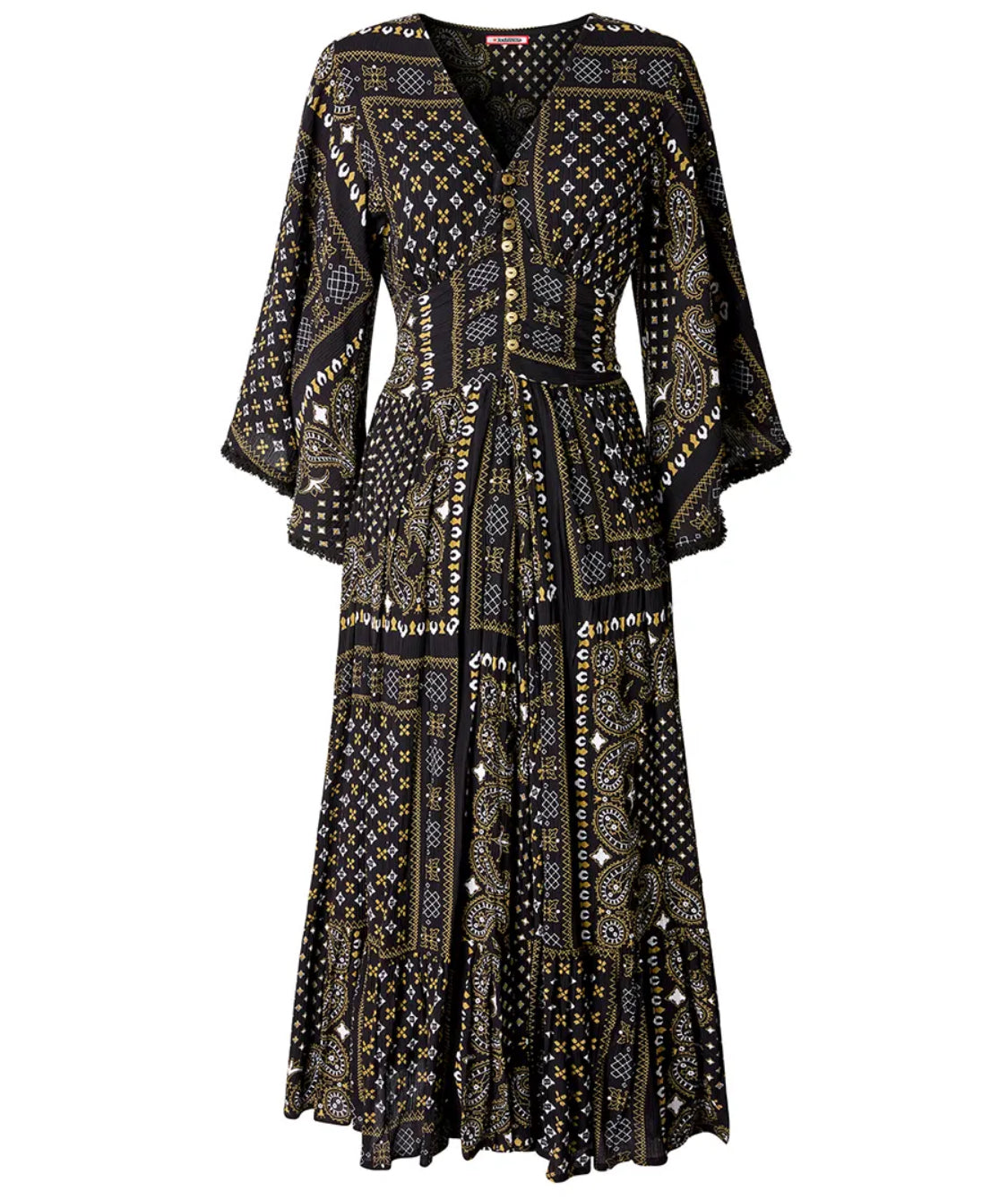 Joe Brown - Seline Scarf Print Crinkle Dress