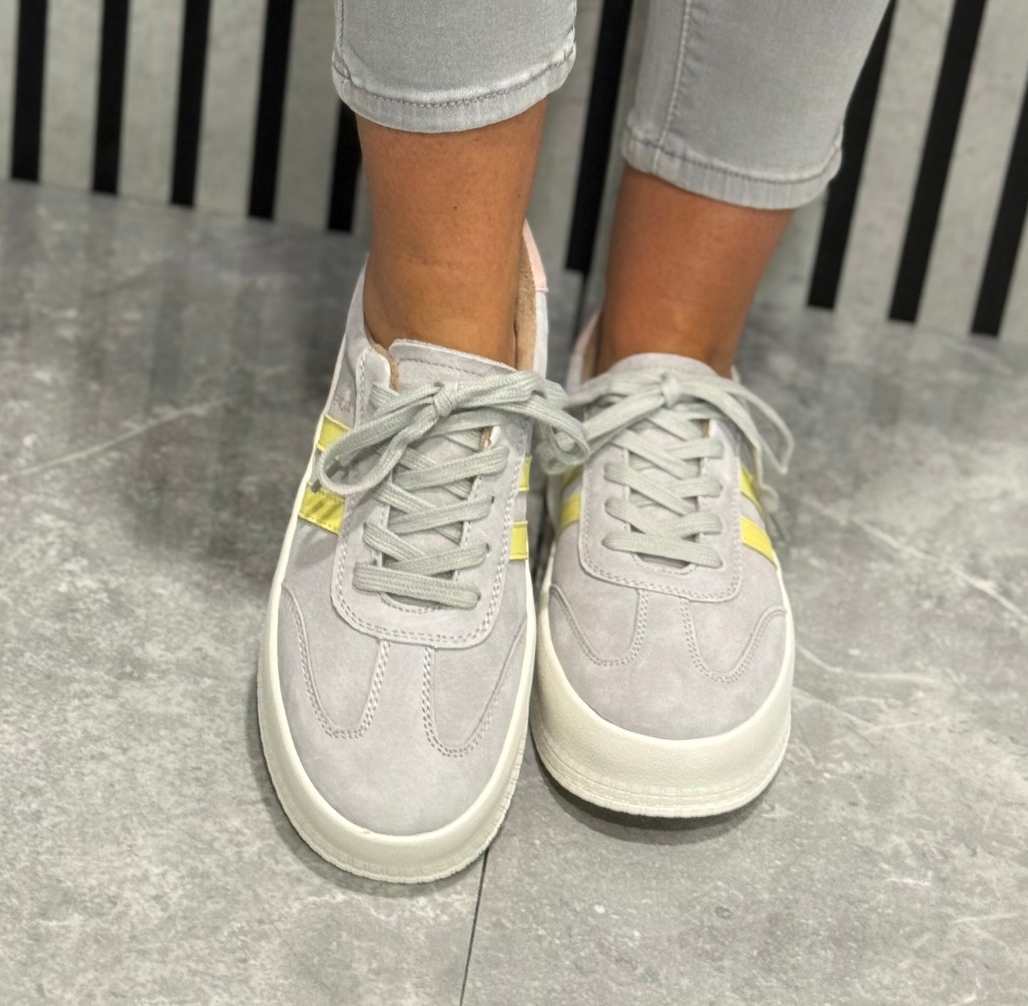 Drilleys- 'Forty Three’ Shadow Leather Trainer