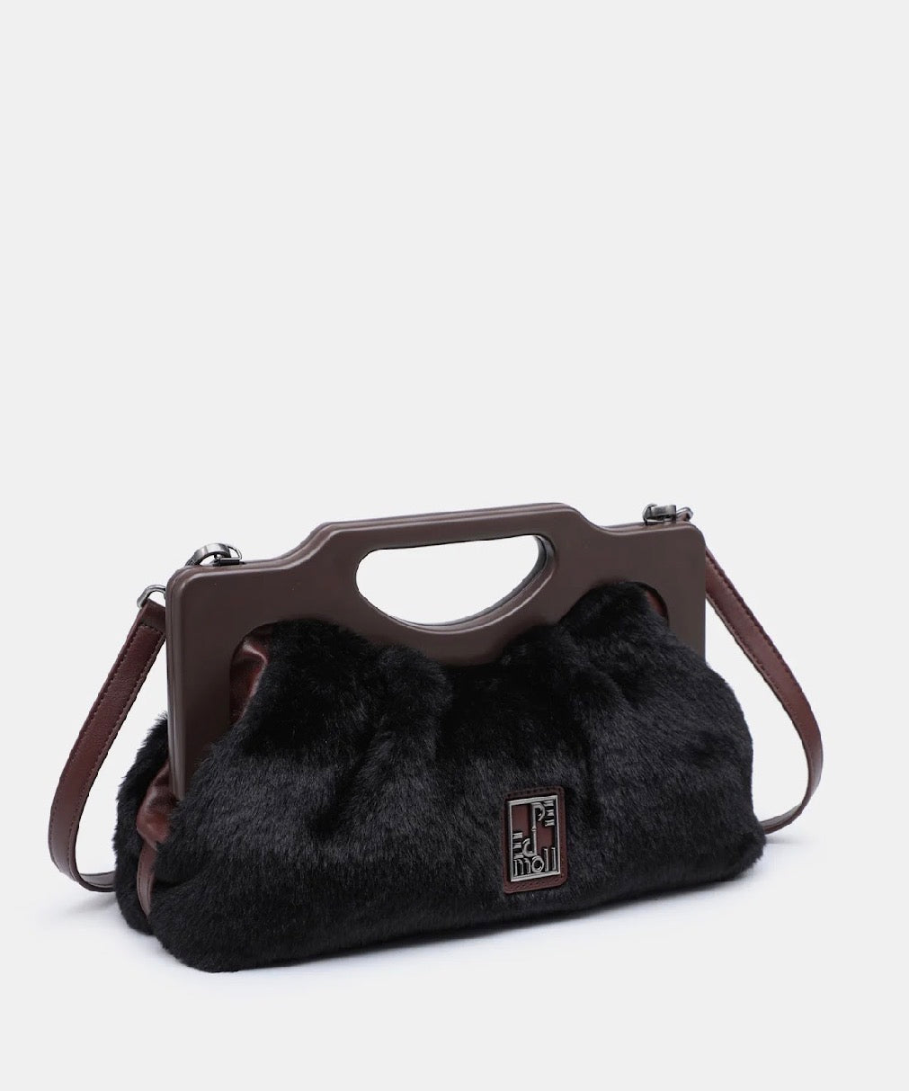 Pepe Moll - ‘Jacinta’ Black Clutch Bag