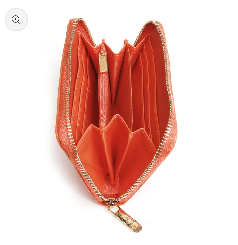 Alice Wheeler - Orange Bromley Purse