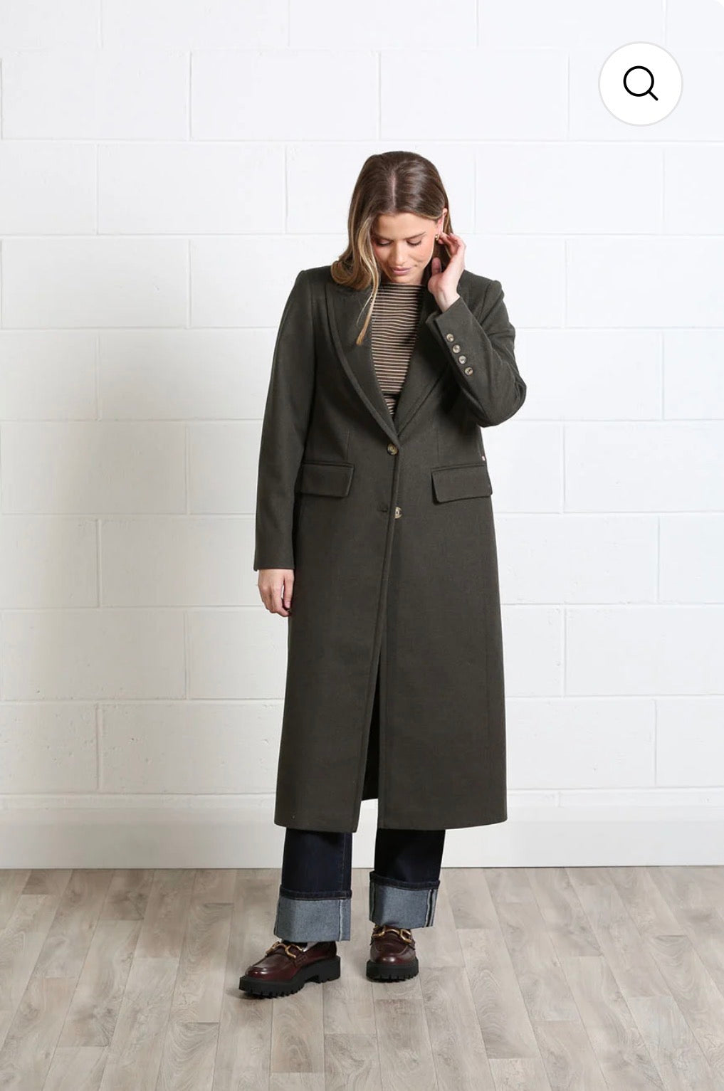 Rant & Rave - Olivia Deep Moss Coat
