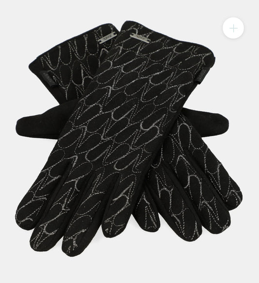 anekke - ‘Logo’ Black Gloves