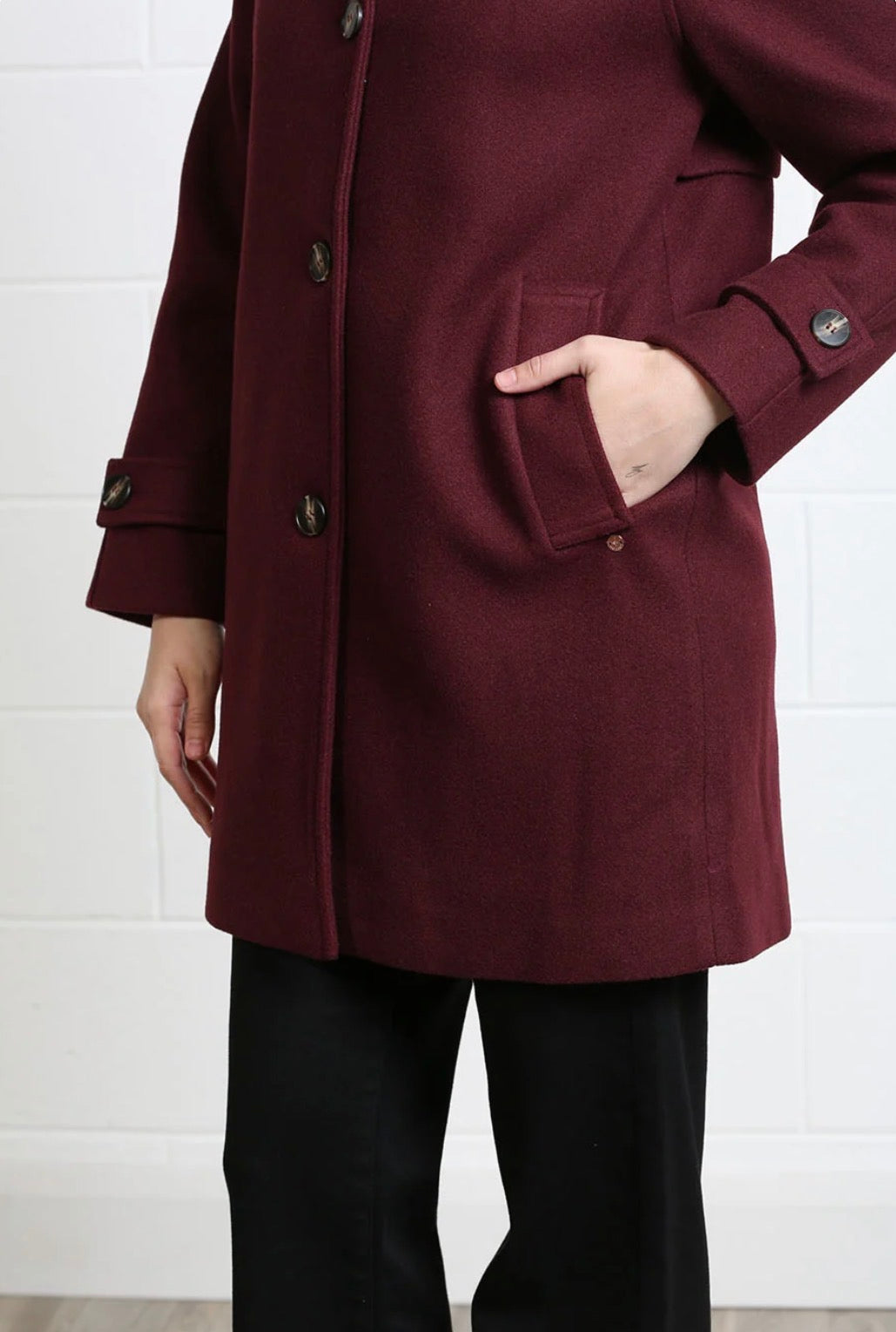 Rant & Rave -  Georgia Deep Port Coat