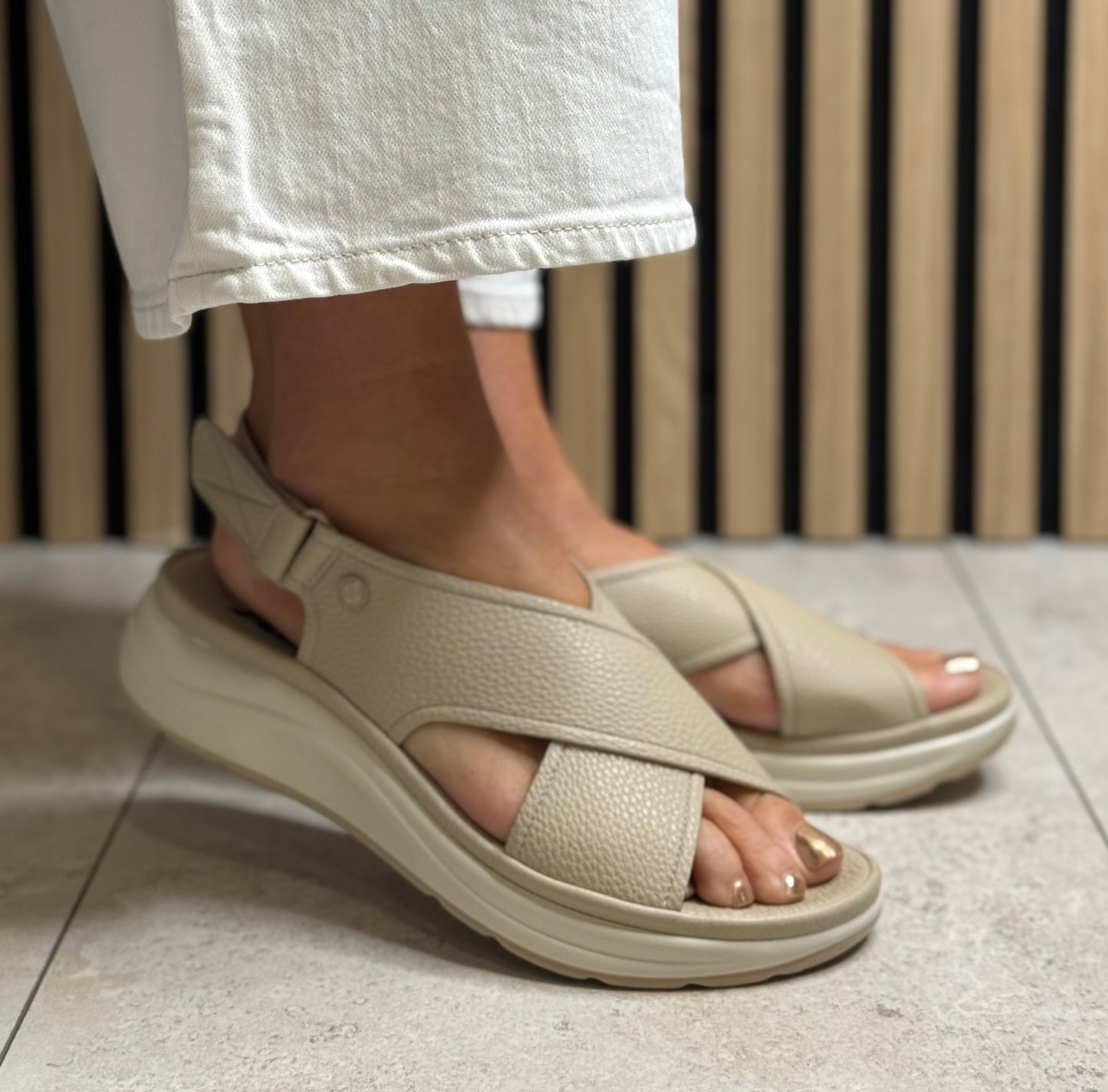 Xti - Beige Strap Sport Sandal (145172)
