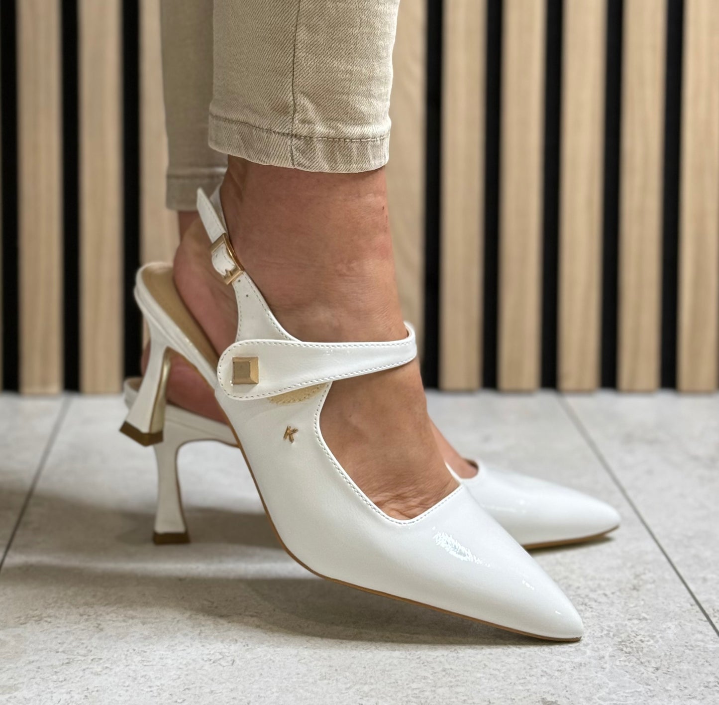 Kate Appleby - ‘Parciau’ Cool Down Patent Sling Back Heel
