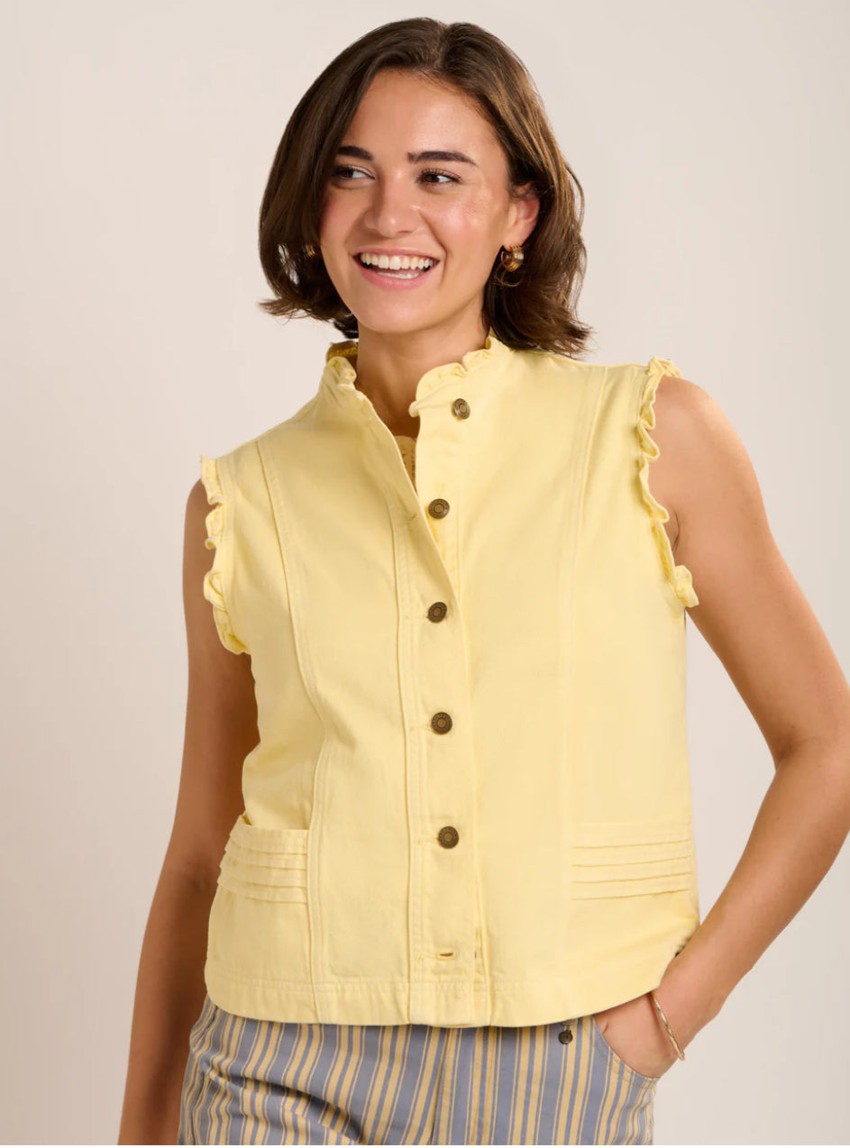 Brakeburn - Mariposa Denim Waistcoat.