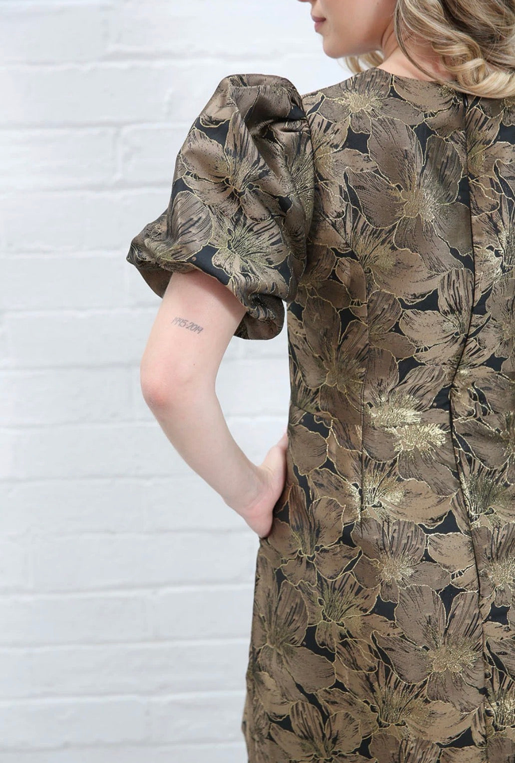 Rant & Rave - Evelyn Black/Gold Dress