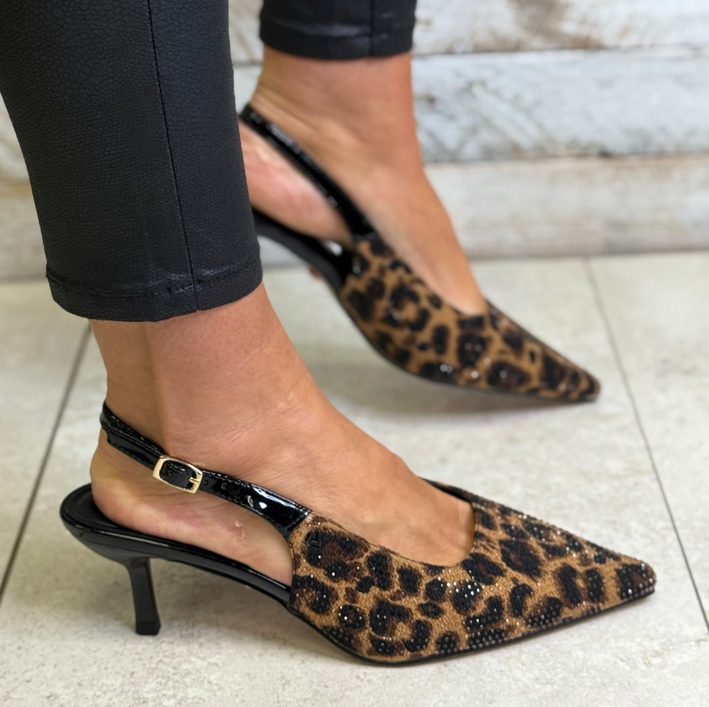 Una Healy - 'Bird Hunter' Wild Sparkle Kitten Heel