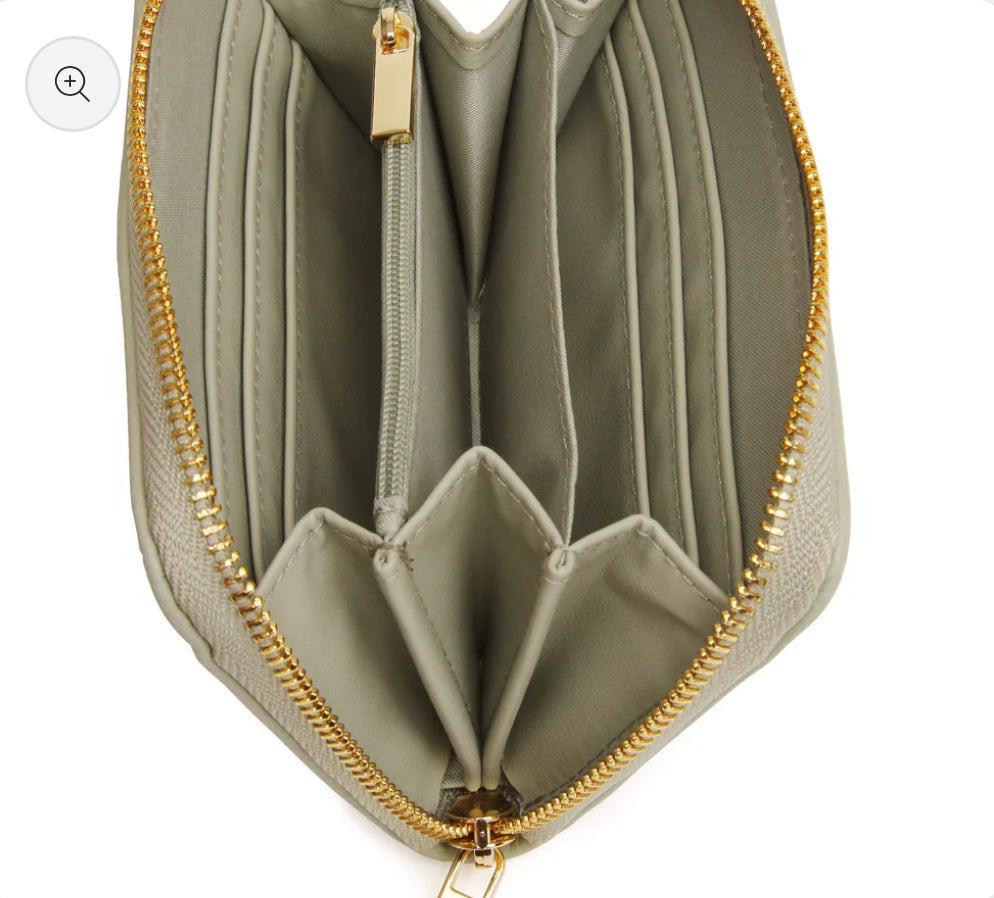Alice Wheeler - Pistachio Bromley Purse