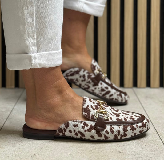 Marco Tozzi - Animal Print Mule