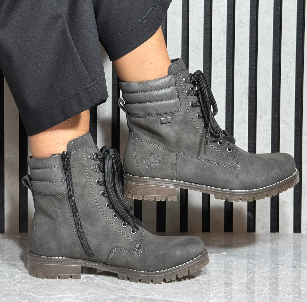 Rieker - Dark Grey 'TEX' Boot