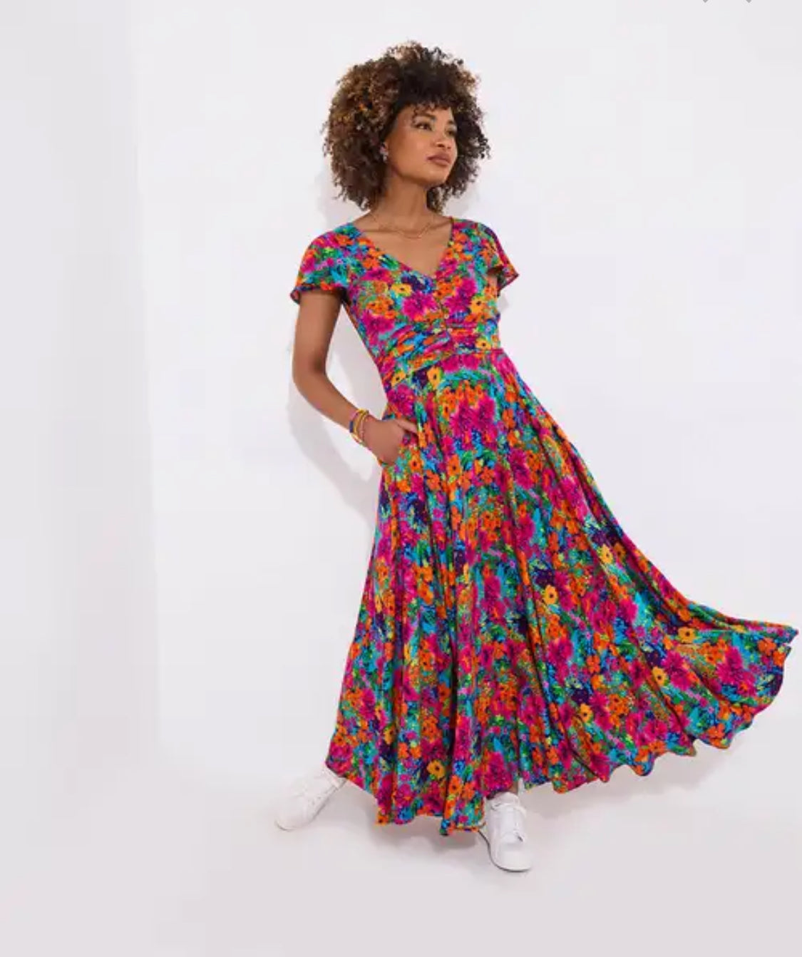 Joe Browns- Pop Of Colour Printed Maxi Dress