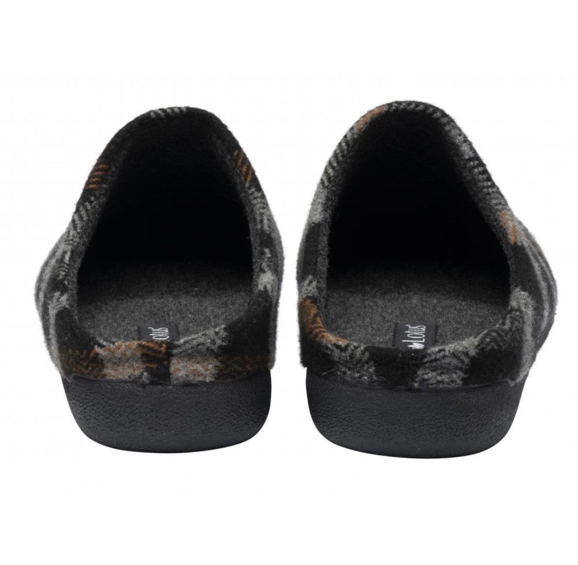 Lotus - Luis Black Mens Slipper