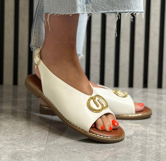 Una Healy - 'Blank Space' Nearly There Peep Toe Slingback