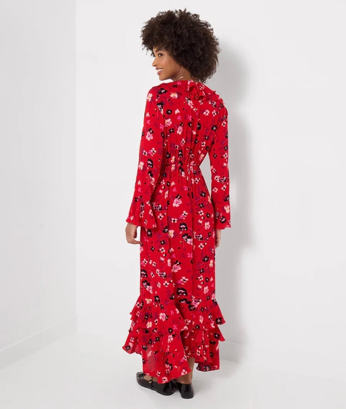 Joe Browns - Pheobe Ruffle Long Sleeve Maxi Dress