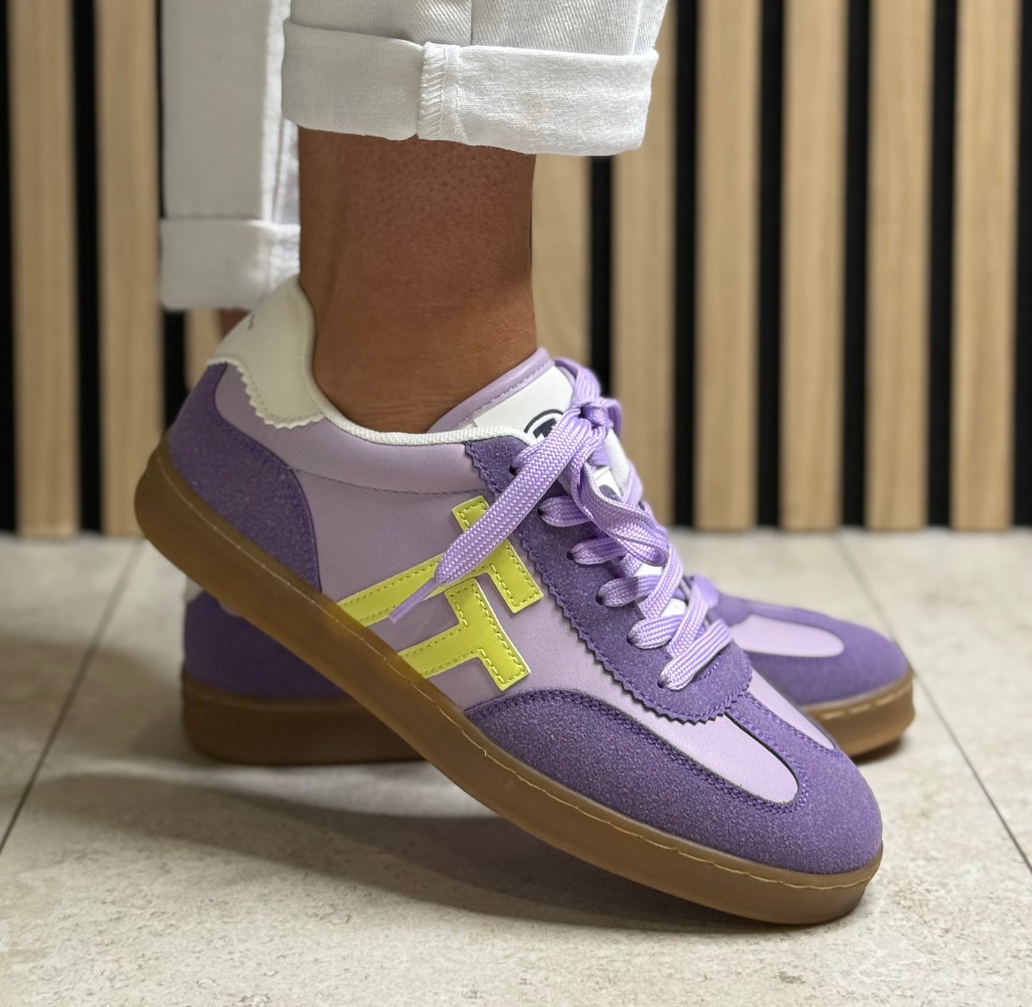 Tom Tailor - Lilac Gum Sole Trainer