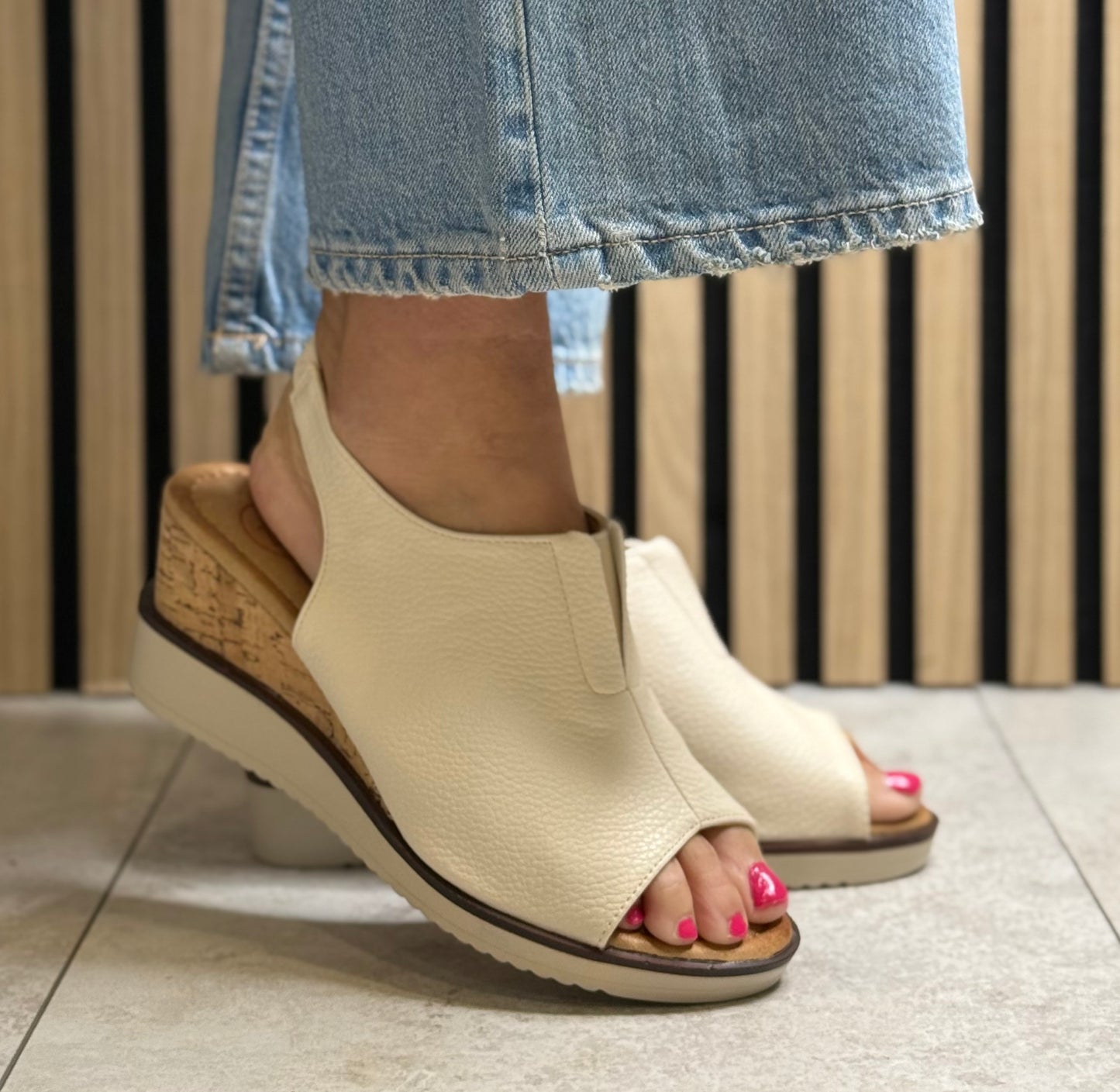 Zanni & Co - 'Mirfa One' Whipped Wedge Sandal