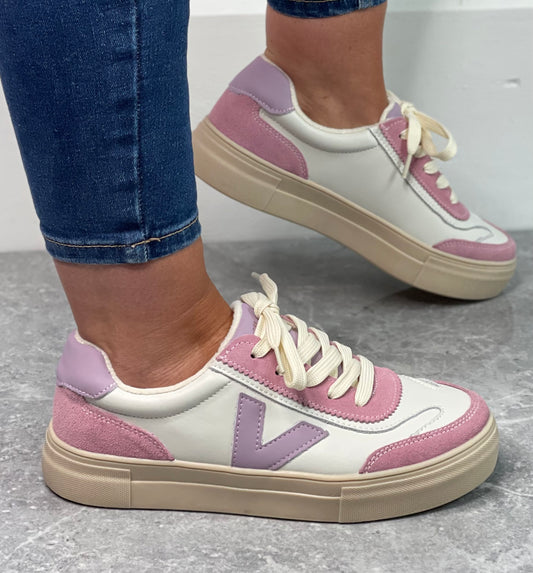 Drilleys- 'Eighty' Mystic Lilac Trainer