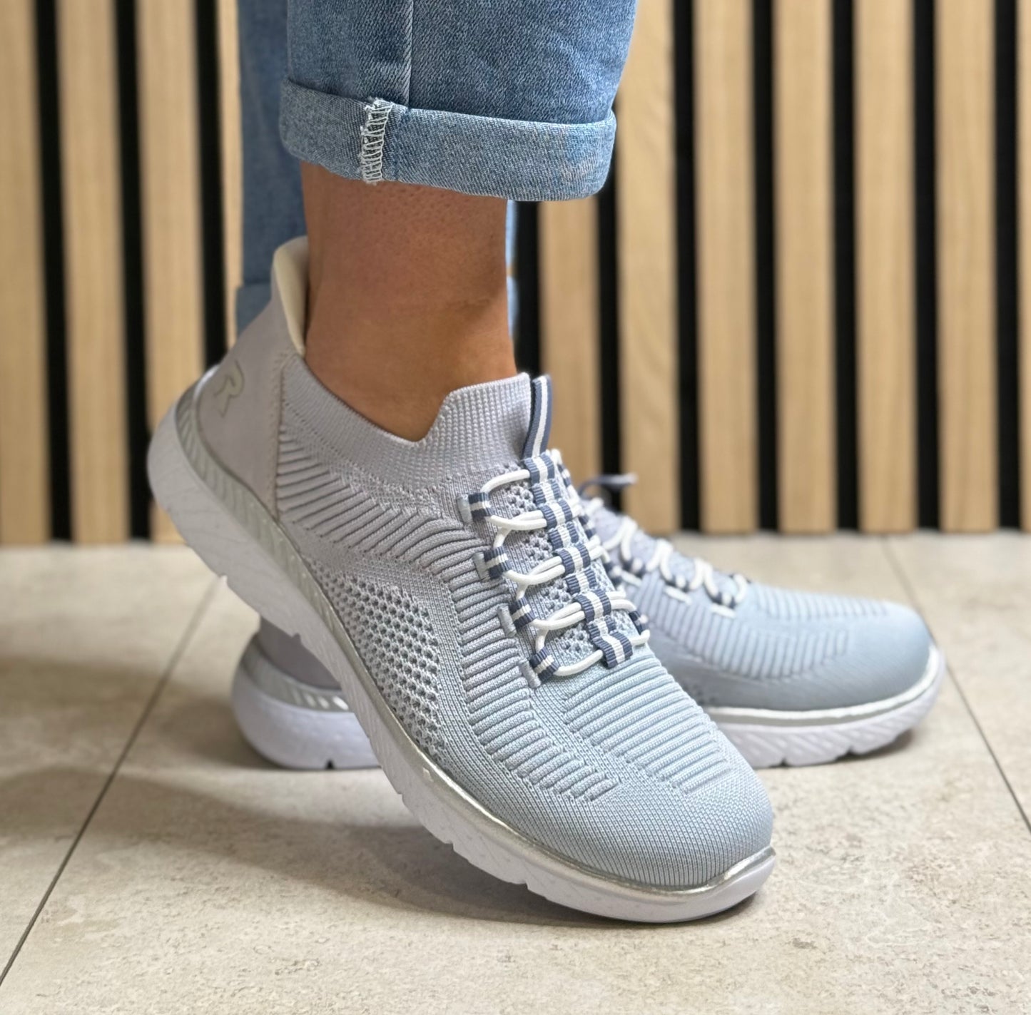 Rieker - Powder Blue 'Ready2Go' Trainer