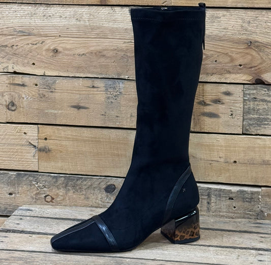 Kate Appleby - ‘Yealand' Schwarz Faux Suede Long Boot