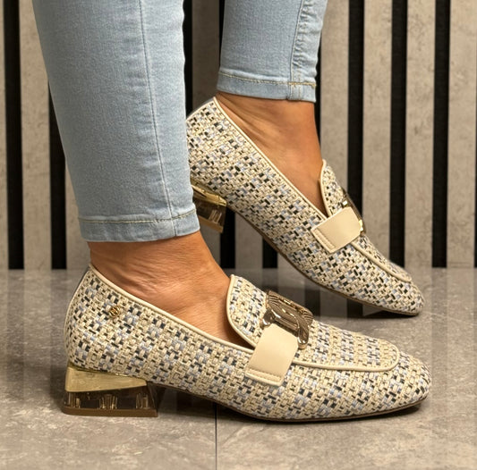 Zanni & Co - 'Laocai One' Blue Tweed Loafer