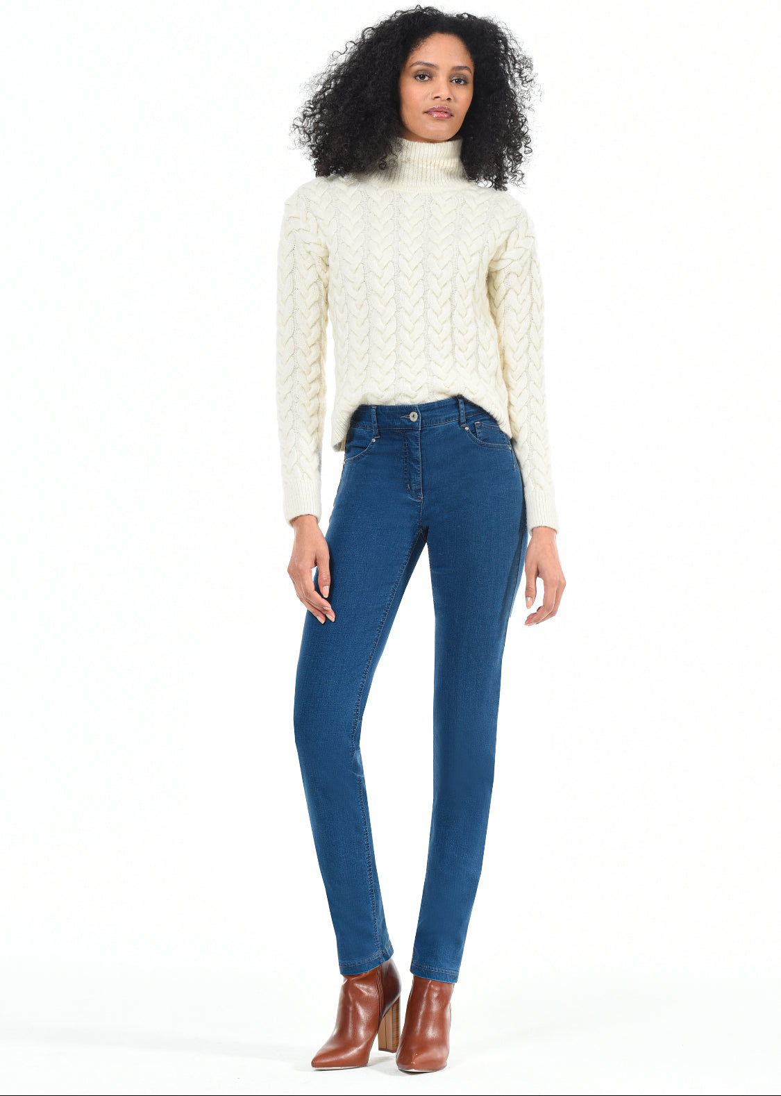 Robell - 'Elena' Mid Wash Denim Jean