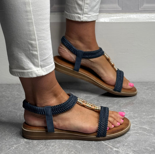 Lunar - 'Portofino' Blue Sandal