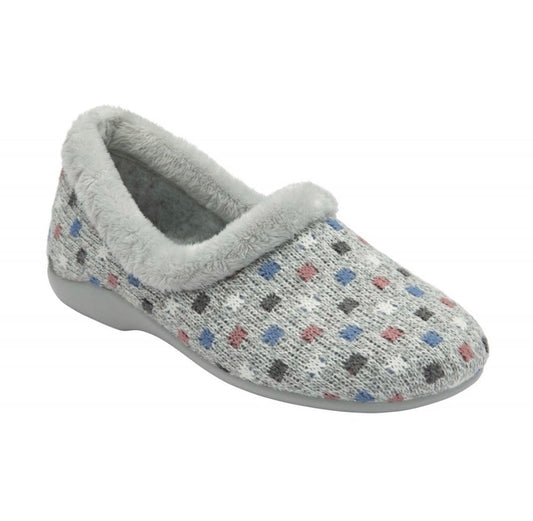 Lotus - Amparo Grey Slipper