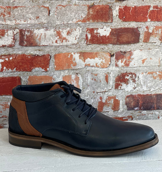 Tommy Bowe - 'Storm' Mens Navy Leather Boot