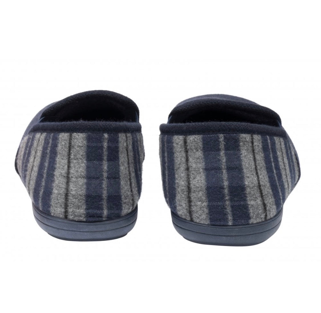 Lotus - 'Carlos' Navy Mens Slipper