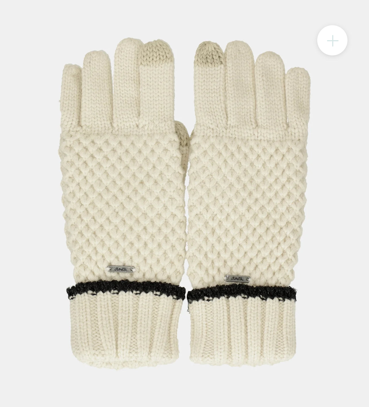 anekke - Cream Knitted Gloves