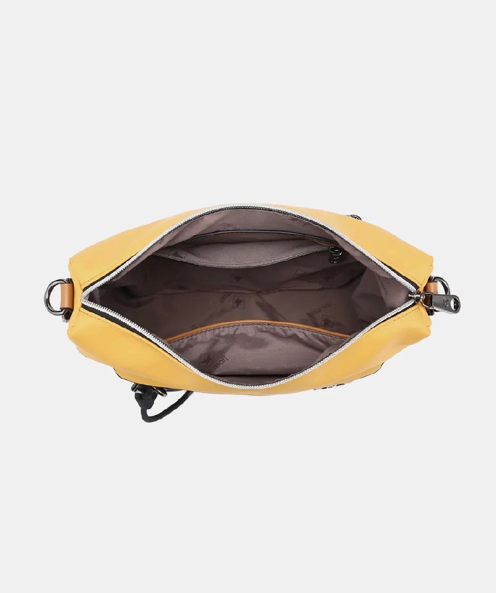 Pepe Moll - ‘Fedra’ Ocre Crossbody Bag